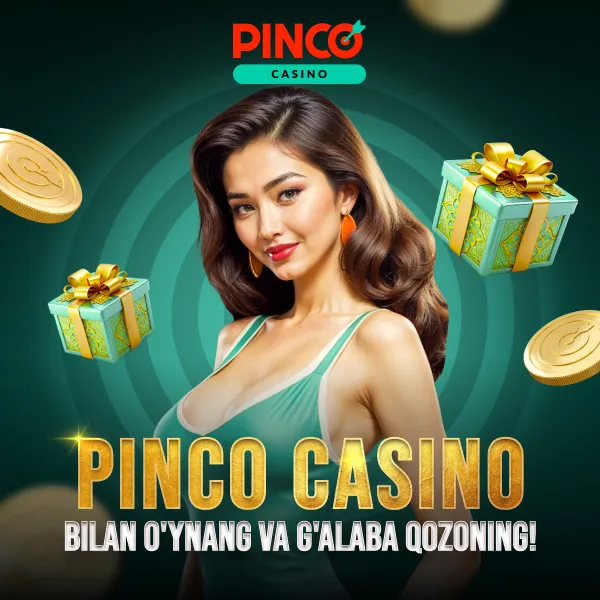 PINCO kazinoda o'yna va yutib ol